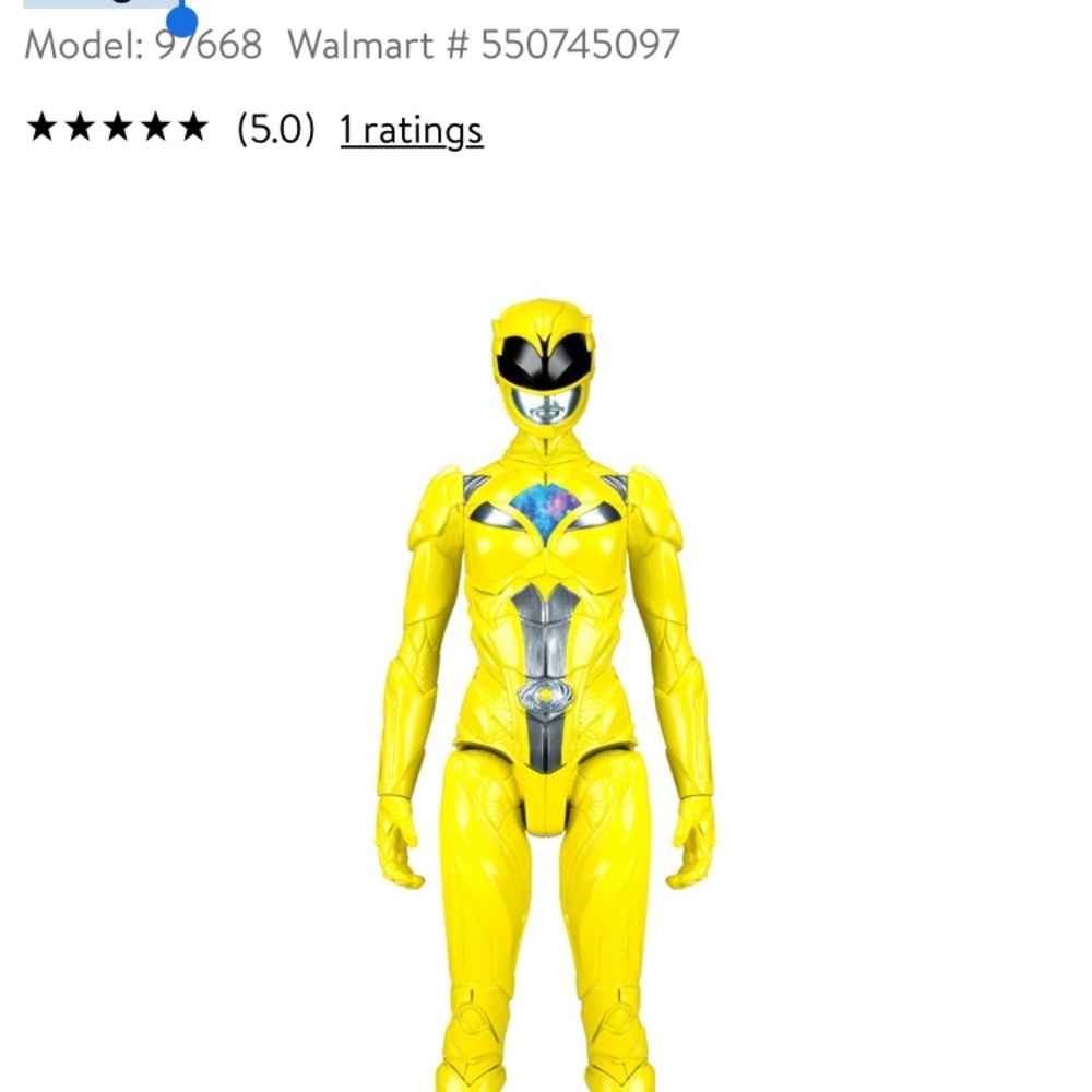 Yellow Power Ranger - Picture 6 of 8